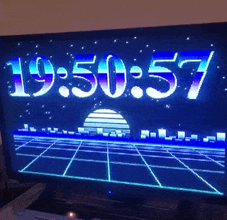 On the finest TV stand from 1981